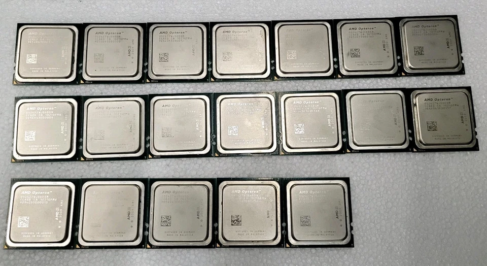 (Lot 19) AMD Opteron 2427 6 Core Processor CPU 2.2GHz OS2427WJS6DGN MATCHED PAIR - Image 2 of 2