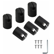 6x Trampoline Enclosure Pole Cap for Flat Steel Sheet Top Ring System 32mm C709
