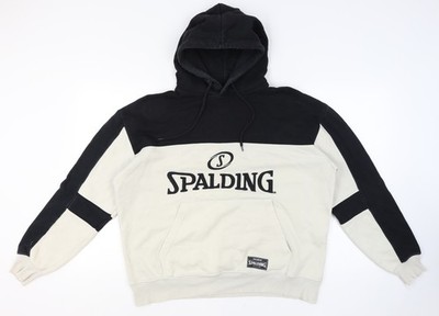 Pull & Bear Spalding Herren Beige Schwarz L Pullover Hoodie