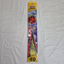 Sky Delight 25 inch Lady Bug Kite Vintage Ladybug Deluxe Nylon Diamond Kite