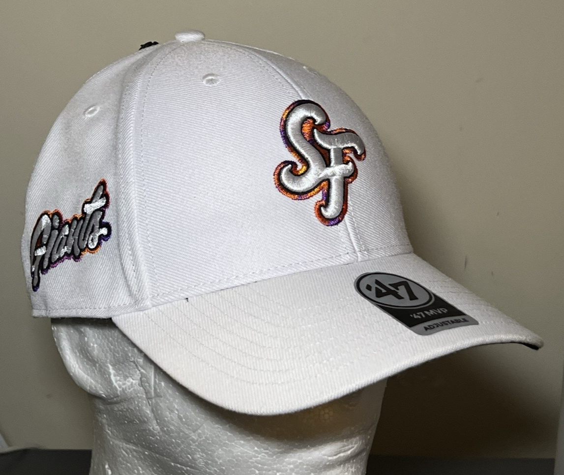 47 MVP San Francisco Giants White City Connect Adjustable Snapback
