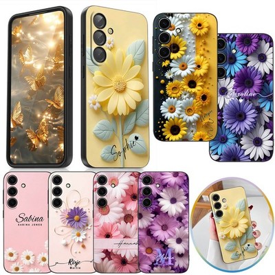 For Samsung Galaxy S24 S25 Ultra A56 A36 Aesthetic Daisy Personalised Case Cover