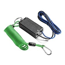 Trailer Breakaway Switch, 6ft Breakaway Coiled Cable with Electric Brake Green