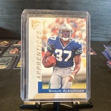 Topps 2000 Topps Gallery Shaun Alexander Rookie Apprentices Card #159 Seahawks. rookie card picture
