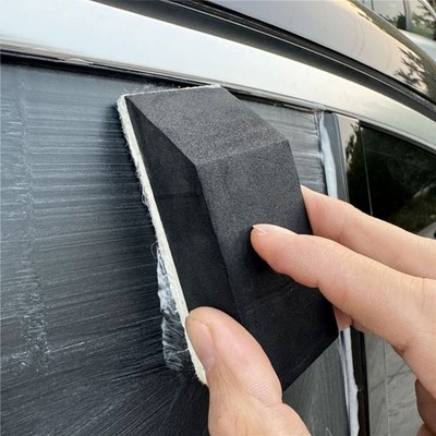 Multi Functional Auto Windshield Glass Polishing Sponge Removal Clean Brush Tool