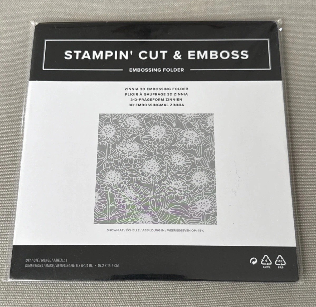 新作未使用♡STAMPIN' CUT & EMBOSS & ON DISPLAY Stampin Up Embossing Folders for sale | eBay
