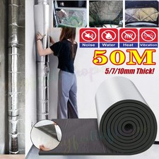 10M Thermal Insulation Foil Foam 10mm Aluminium Foil for Loft Wall Floor Roof UK