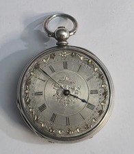 J.W.Benson Silver Fob Keywind