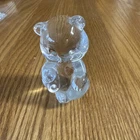 Vintage Fenton Art Glass "June" birthstone teddy bear figurine
