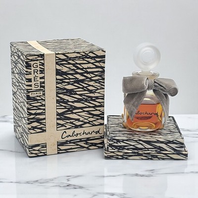 Rare Vintage Gres Cabochard 1floz Splash Bottle Perfume w/Bow in Box France READ