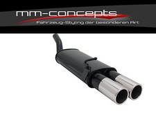 Seat Leon Typ 1M Sportauspuff Endschalldämpfer Auspuff Sport Neu 2 x 90 Turbo