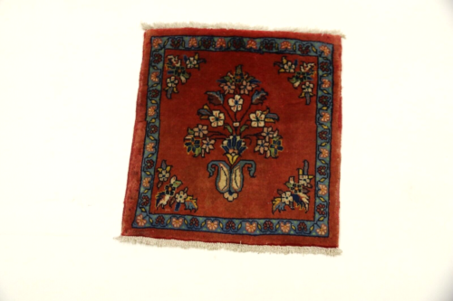 Alfombra persa alfombra oriental super Sarough (60 x 50 cm) excelente nueva - Imagen 1 de 4
