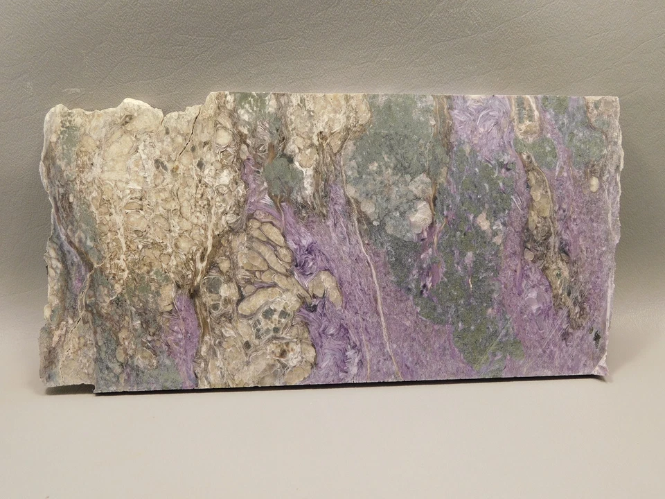 Charoite Stone Slab Lapidary Cabbing Purple Rough Rock #O1 - Image 4 of 4