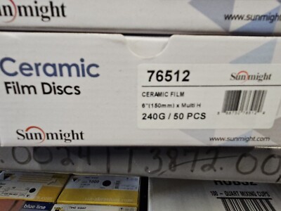 Sunmight 6'' Ceramic Film Multi Hole Discs 50pc Box 240g 76512