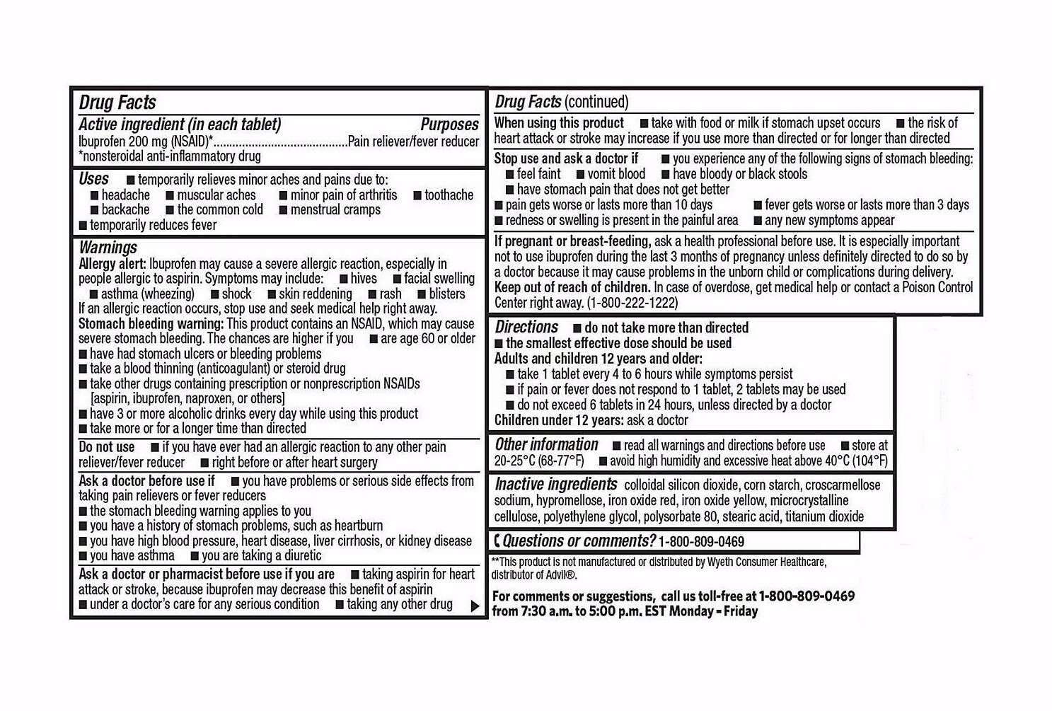 Member Mark Ibuprofen 200mg Pain/Fever Relief, 600 Coated Tablets | eBay