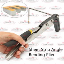 Manual Arc/Angle Bender Steel Plier Metal Sheet Strip Clamp Channel Letter Tool