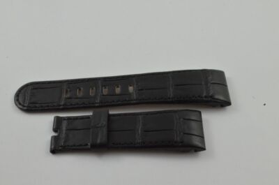 CORUM T-BRIDGE LEDER ARMBAND BRACELET 24MM 24-22 FÜR DORNSCHLIESSE 22MM