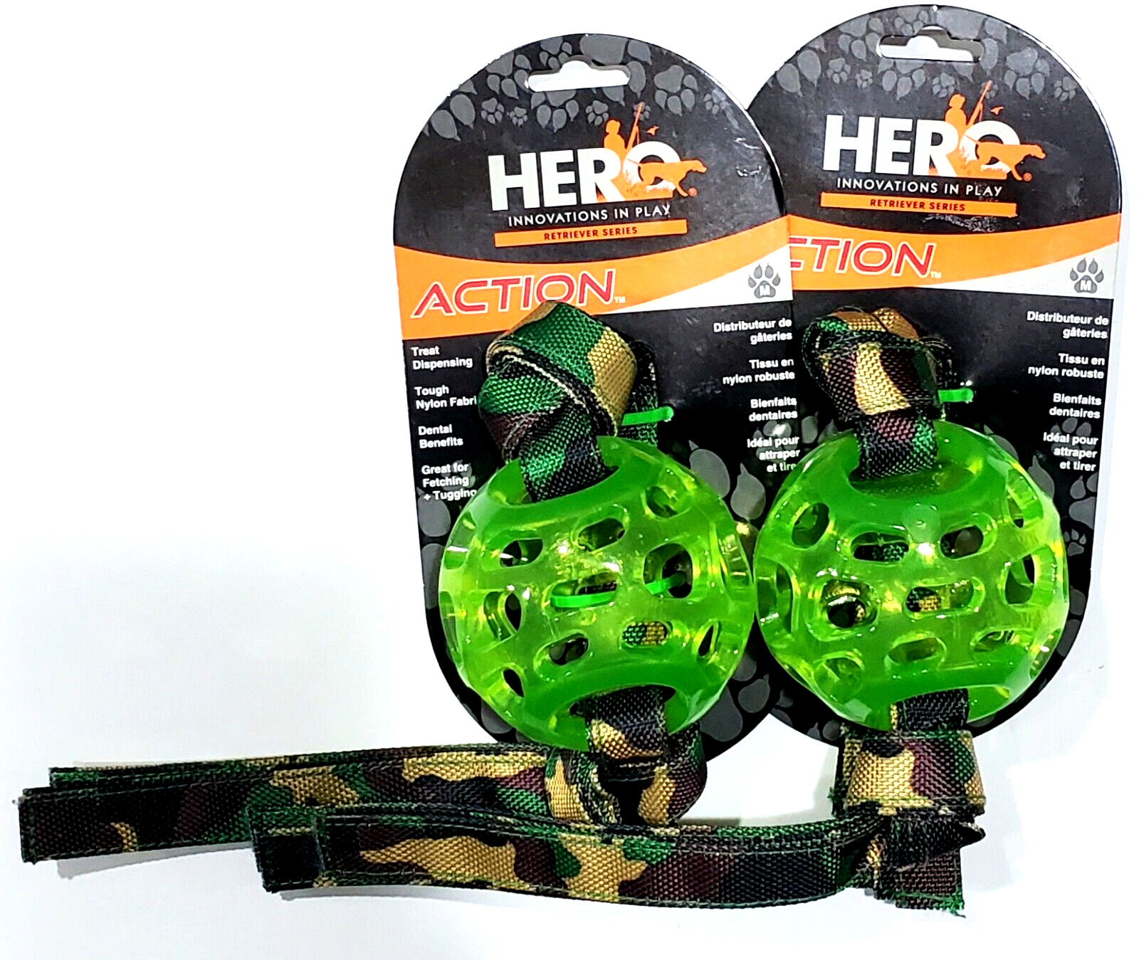 2 Pack Hero Dog Toy Innovations In Play Retriever Series Act