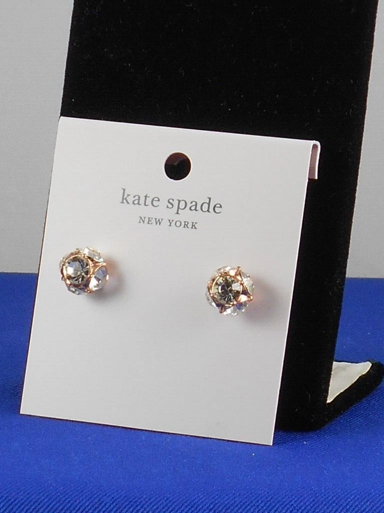 kate spade new york Infinity & Beyond Crystal Knot Stud Earrings - Macy's