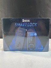 Psos Black Fingerprint Biometric Keypad Keyless Entry Smart Lock