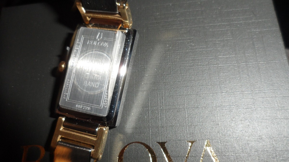 Bulova Women’s Classic Diamond 2Tone Stainless Steel Quartz Watch 98P229 NEW Bulova Classic Diamond Two-Tone Stainless Steel Quartz  main image 4