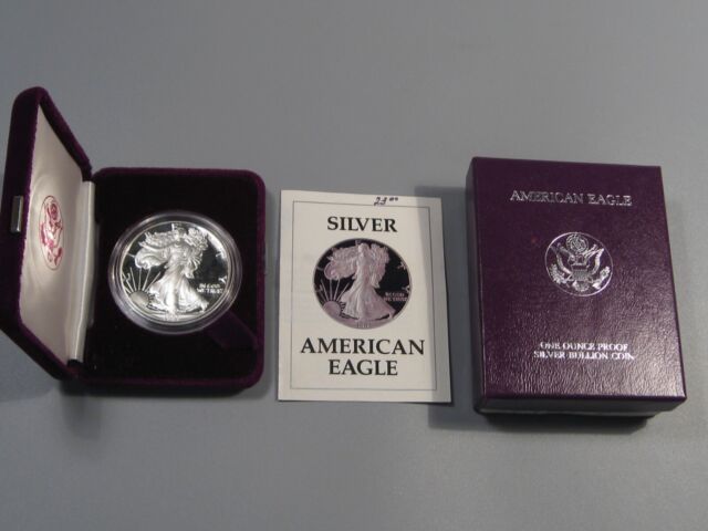 1987-S Proof Silver American Eagle w/ Box/COA. #27
