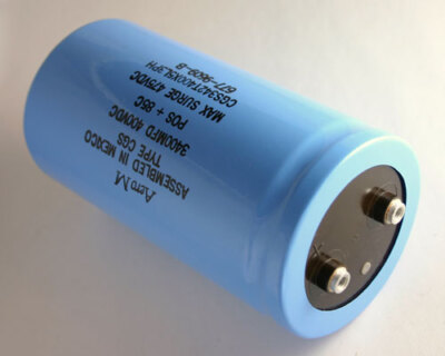 CGS342T400X5L3PH AERO-M CAPACITOR 3,400UF 400V ALUMINUM ELECTROLYTIC LARGE CAN C
