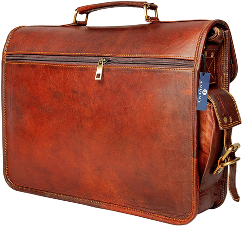 Sac Messenger Convertible Ashwood Gina Bridge - Cuir Marron, Pour Ordinateur 15 Pouces