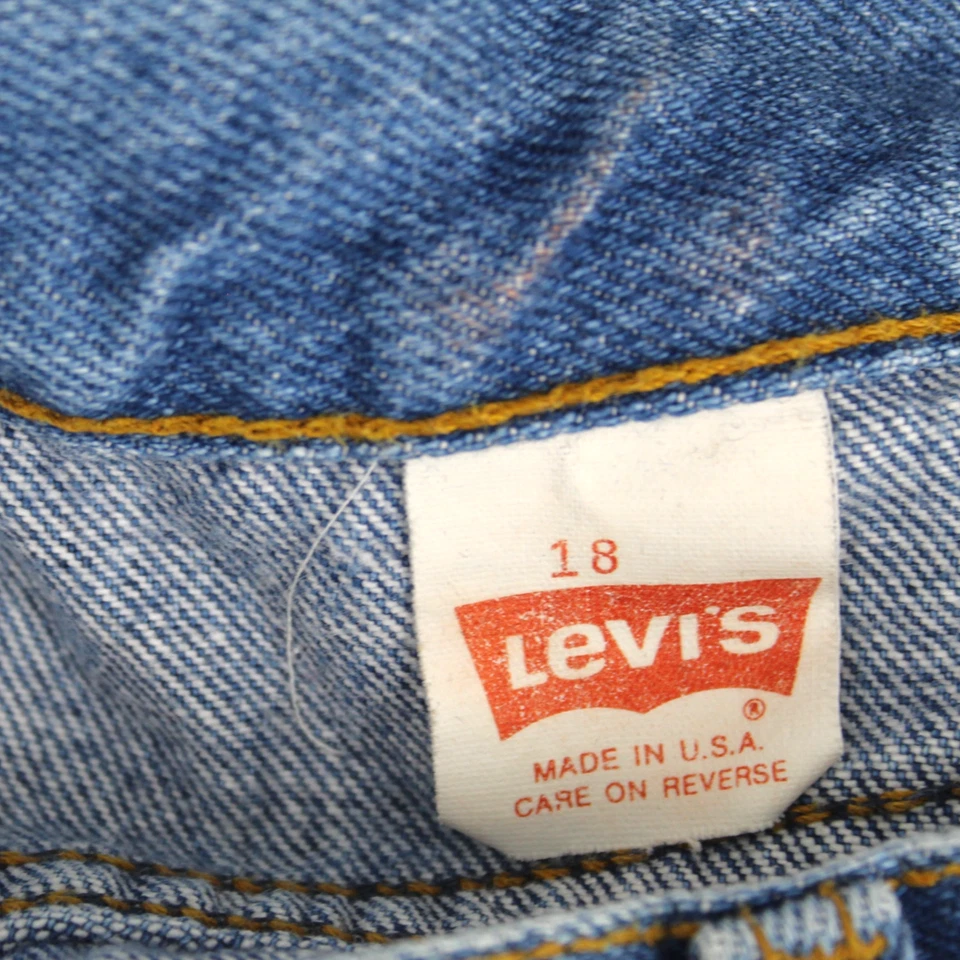 Vintage 80s 505 Levis Denim High Rise Jeans Sz 18 16505-1206 USA Made Mom Jeans - Image 2 of 3