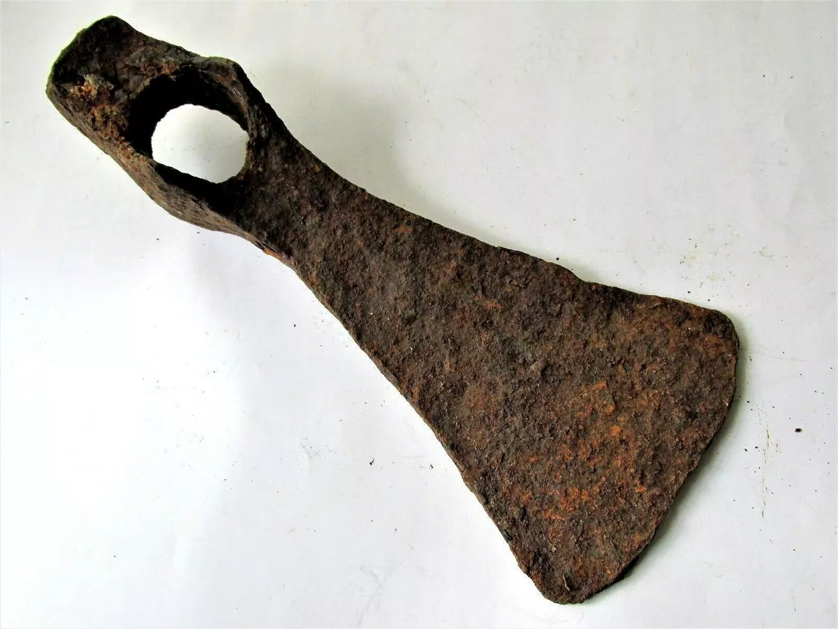 ANTIQUE ANCIENT ROMAN ARTIFACT Iron mattock hoe tool FARMING 1