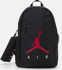 Image of NIKE AIR JORDAN Backpack Travel Rucksack Sports Adjustable Shoulder Straps Jump