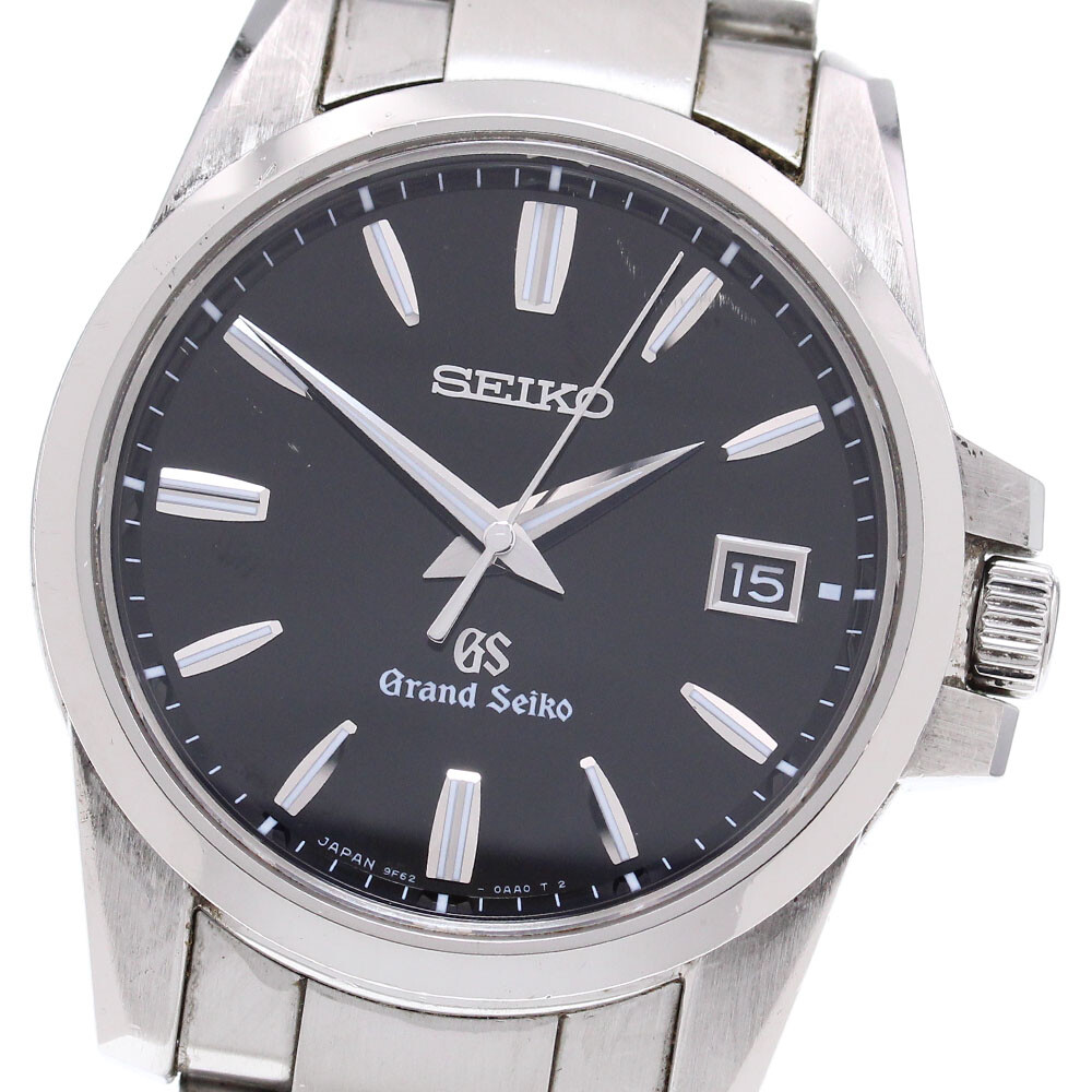 SEIKO Grand Seiko SBGX055/9F62-0AA1 Date black Dial Quartz Men 