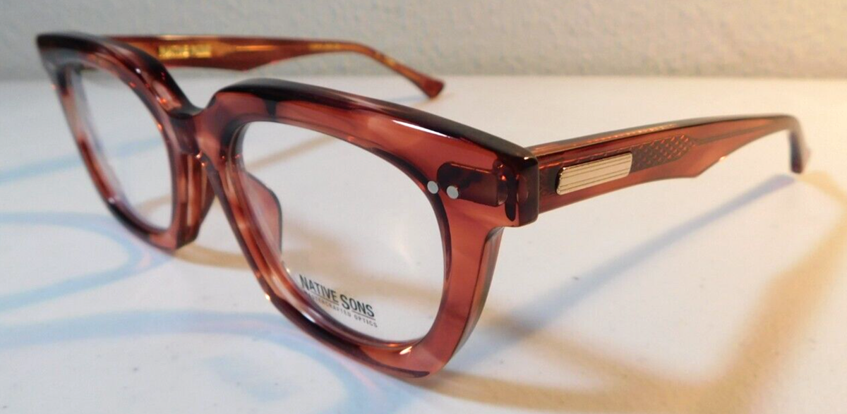 BRAND NEW NATIVE SONS SALINGER PINK SASA 51.4/20.4 W/ORIGINAL CASE 