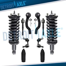 4WD Front Struts & Spring Sway Bars Tie Rods Boots for 2005-2019 Nissan Frontier