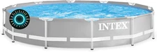 Outdoor Swimming Pool 12'x30" Prism Frame Round Above Ground Swimming Pool NEW 