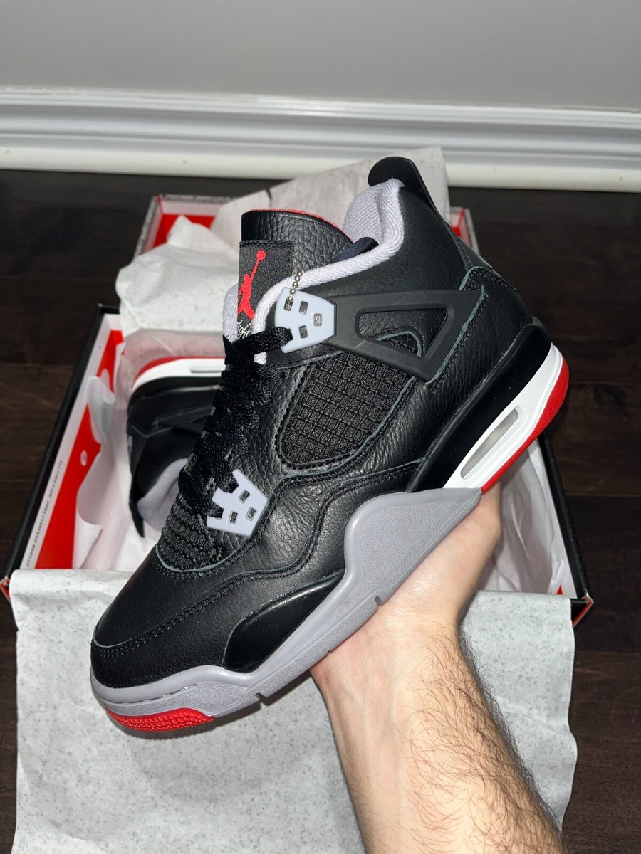 Size 6.5 - Air Jordan 4 Retro Bred Reimagined for sale online | eBay