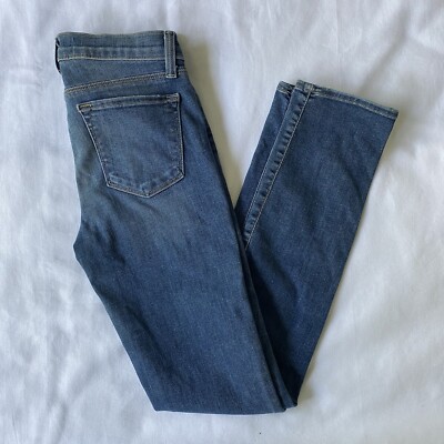 J Brand Skinny Leg Jeans MED Wash Mid Rise Stretch Size 25
