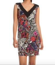 NEW Trina Turk USA Sleeveless Charline Shift Dress Floral Print Women's 6