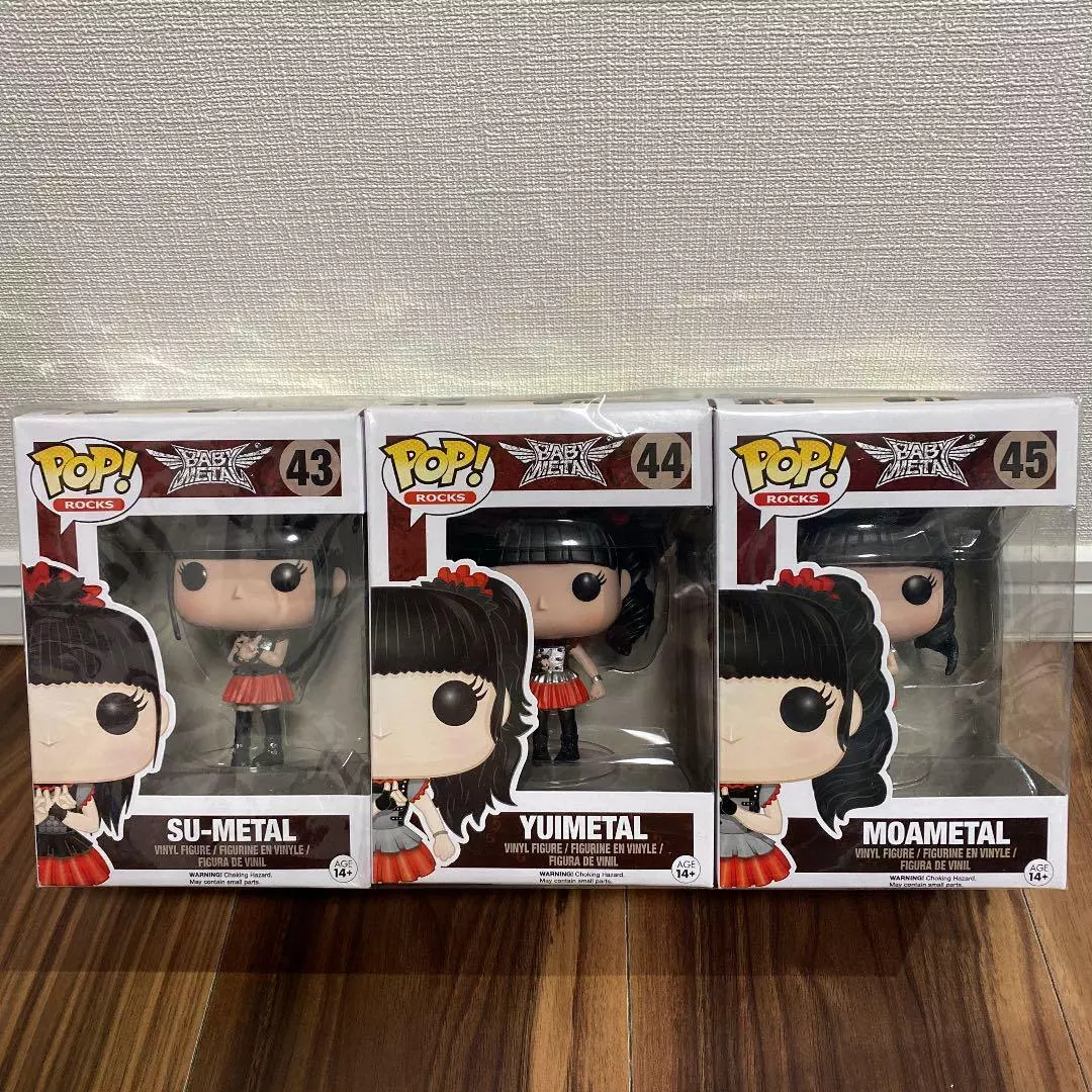 FUNKO Babymetal POP! ROCKS BABY METAL SU-METAL YUIMETAL MOAMETAL