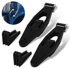 2 Pack Hood Latch Base Kit For 2004-07 Kenworth T300, 1987-06 Kenworth T600