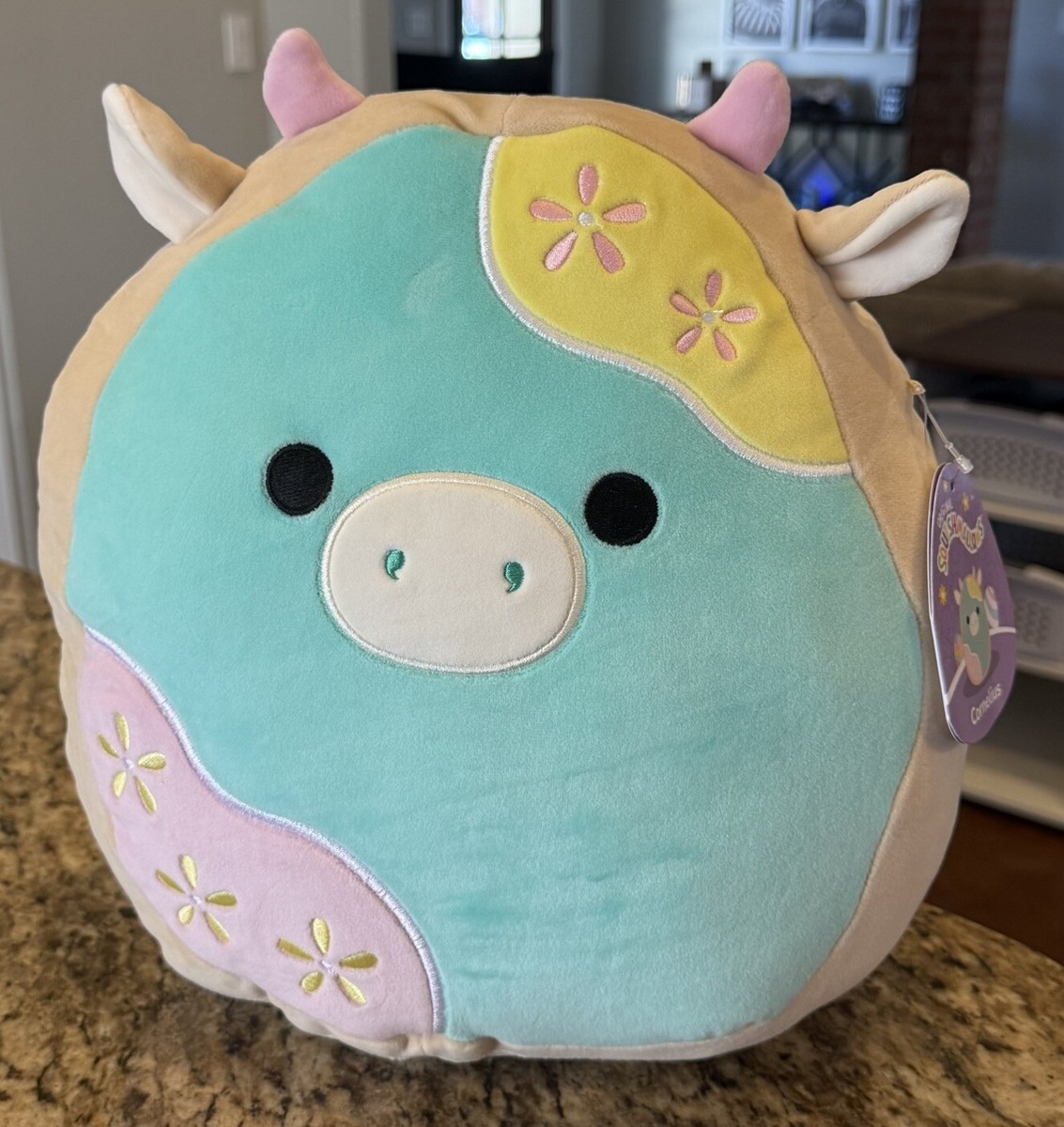 Squishmallow Easter 2025 Cornelius the Cookie Cow NEW 12 Inch RARE