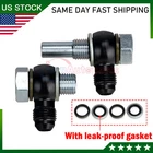 6ANx1/4NPSM 4L80E For GM transmission oil cooler 90° Banjo fittings+Bonded Seals