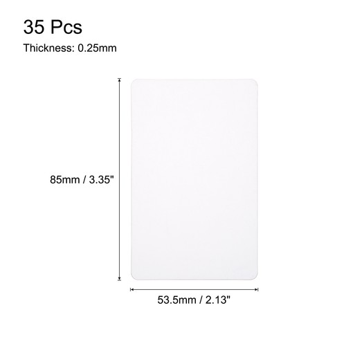 35pcs PVC Opening Card, 0.25mm Ultra Thin Flexible Pry Opening Tool - Afbeelding 2 van 6