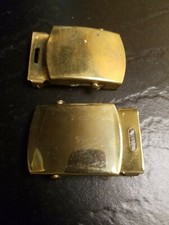2 Military Belt Buckle canvas belt needed