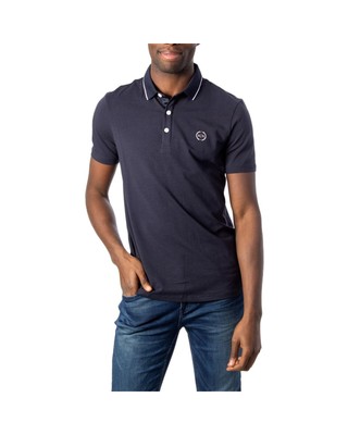 Armani Exchange hort leeve Polo 3K2A01 2J2ZZ  -  Polos  - Blue -Size 46
