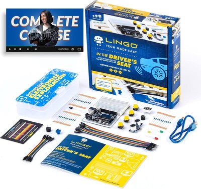 STEM Coding Kit - Build & Code Your Own Backup Sensor for Car Learn Coding