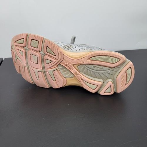 Asics Womens 8 Gray White Pink Gel Enhance Ultra 4 Running Training Shoes T75CQ - Picture 9 of 11