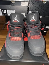Nike Retro Jordan Size 12 - Jordan 4 Retro Mid Red Thunder