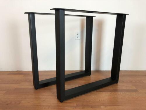 Metal Table Base Rectangular black finish for dining table or desk modern design