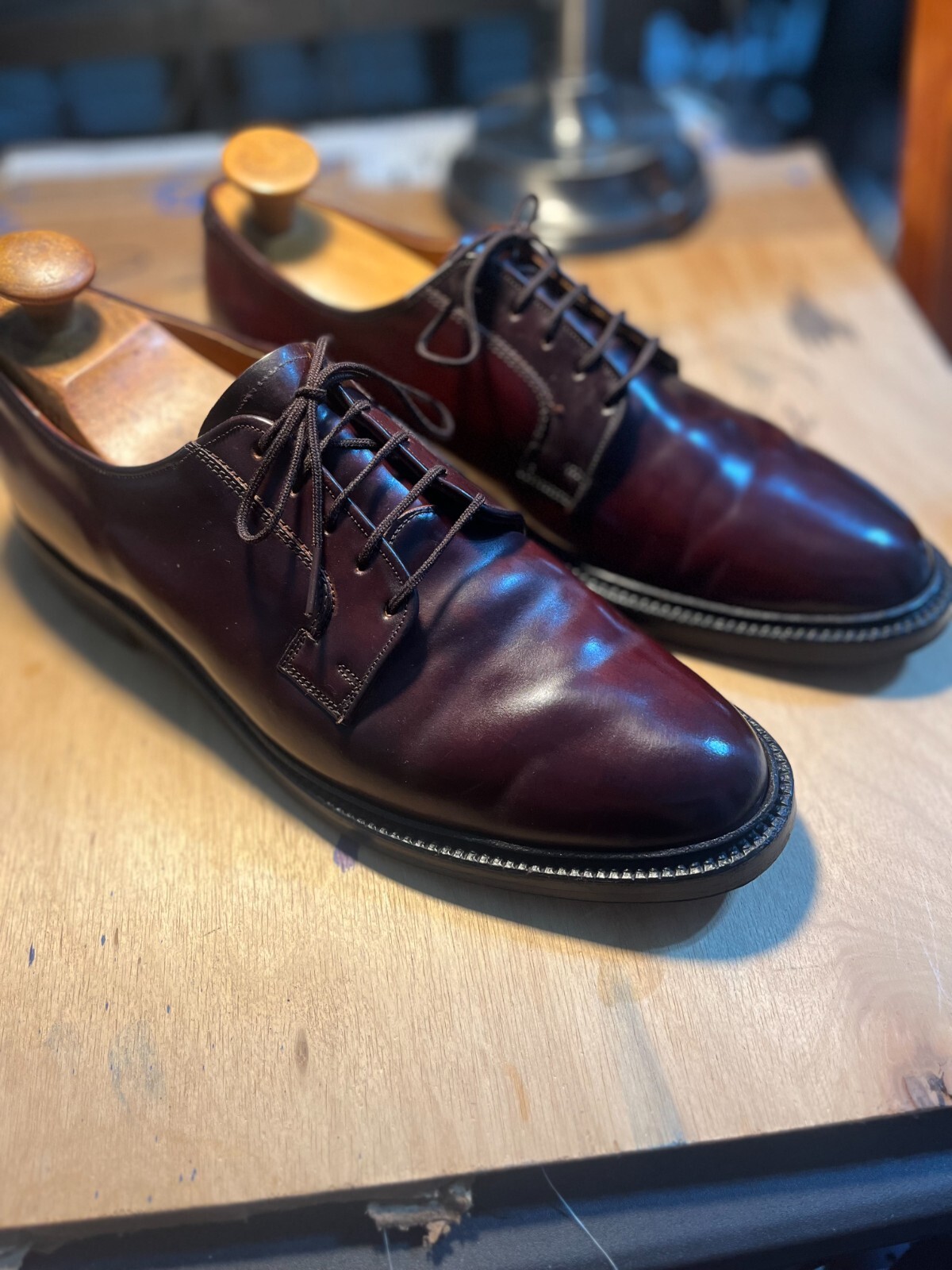 Wall-Streeter Custom Grade Shell Cordovan burgund… - image 3